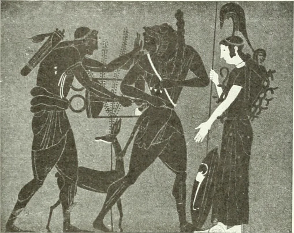 An illustration from Nouvelle mythologie illustrée, 1920, leaf 160