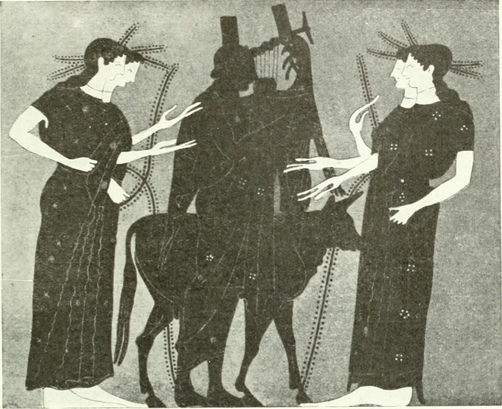 An illustration from Nouvelle mythologie illustrée, 1920, leaf 164