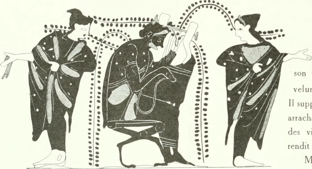 An illustration from Nouvelle mythologie illustrée, 1920, leaf 171