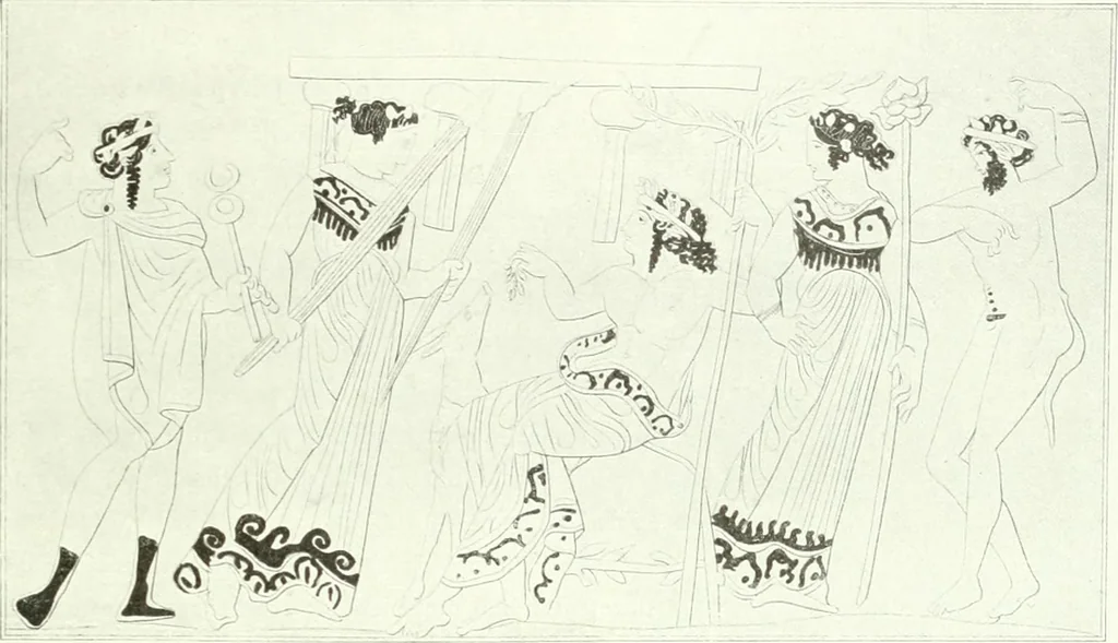 An illustration from Nouvelle mythologie illustrée, 1920, leaf 172
