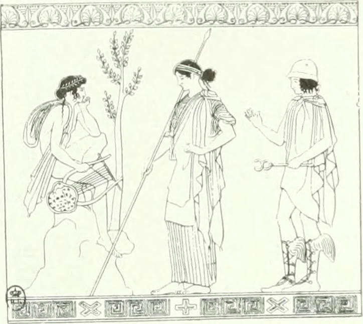 An illustration from Nouvelle mythologie illustrée, 1920, leaf 173
