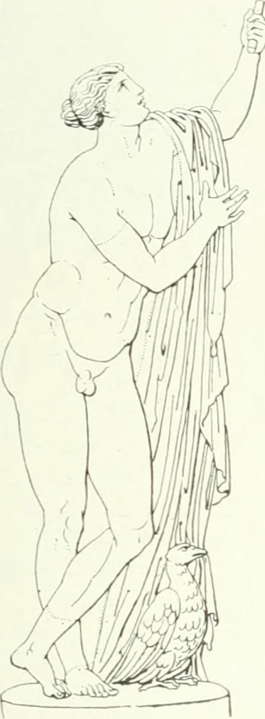 An illustration from Nouvelle mythologie illustrée, 1920, leaf 182