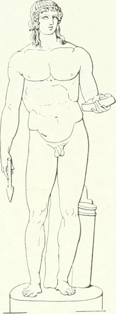 An illustration from Nouvelle mythologie illustrée, 1920, leaf 182