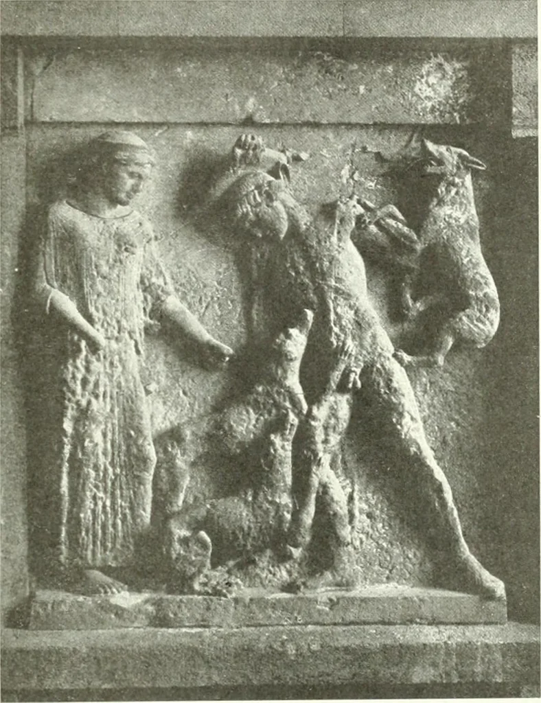 An illustration from Nouvelle mythologie illustrée, 1920, leaf 192