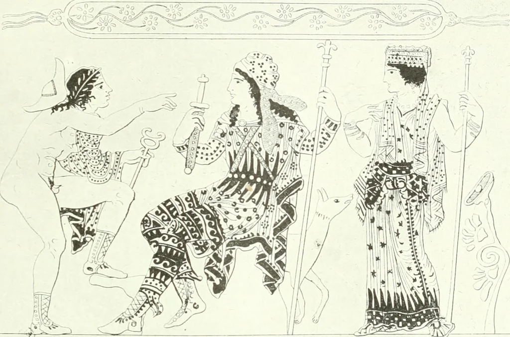 An illustration from Nouvelle mythologie illustrée, 1920, leaf 200