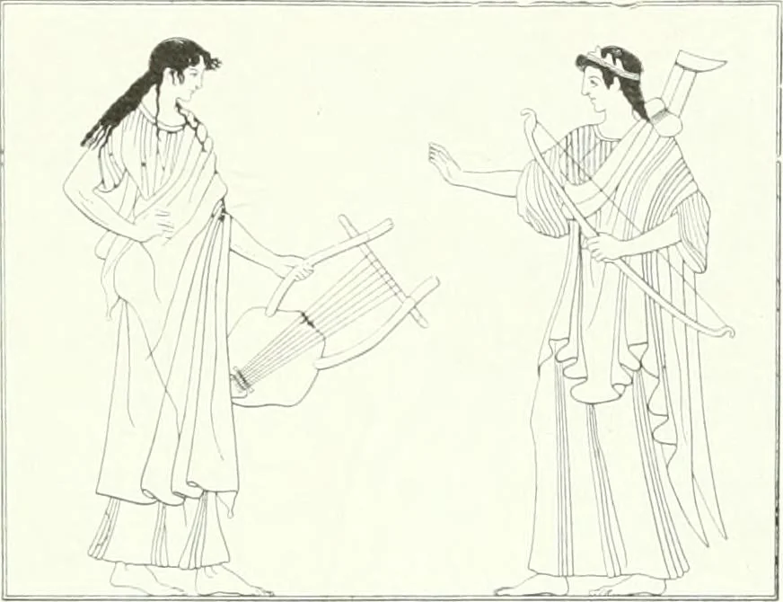 An illustration from Nouvelle mythologie illustrée, 1920, leaf 202
