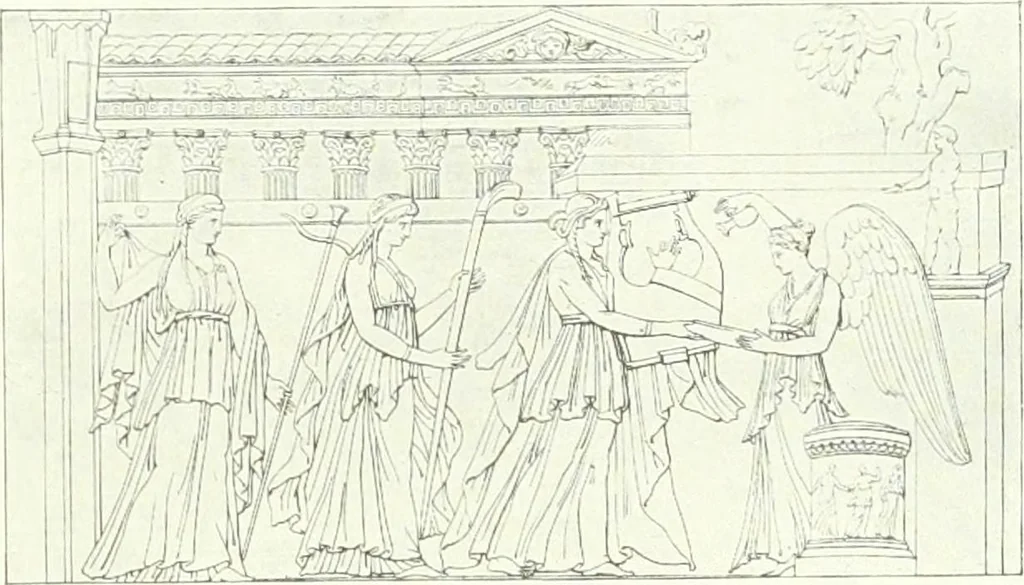 An illustration from Nouvelle mythologie illustrée, 1920, leaf 204
