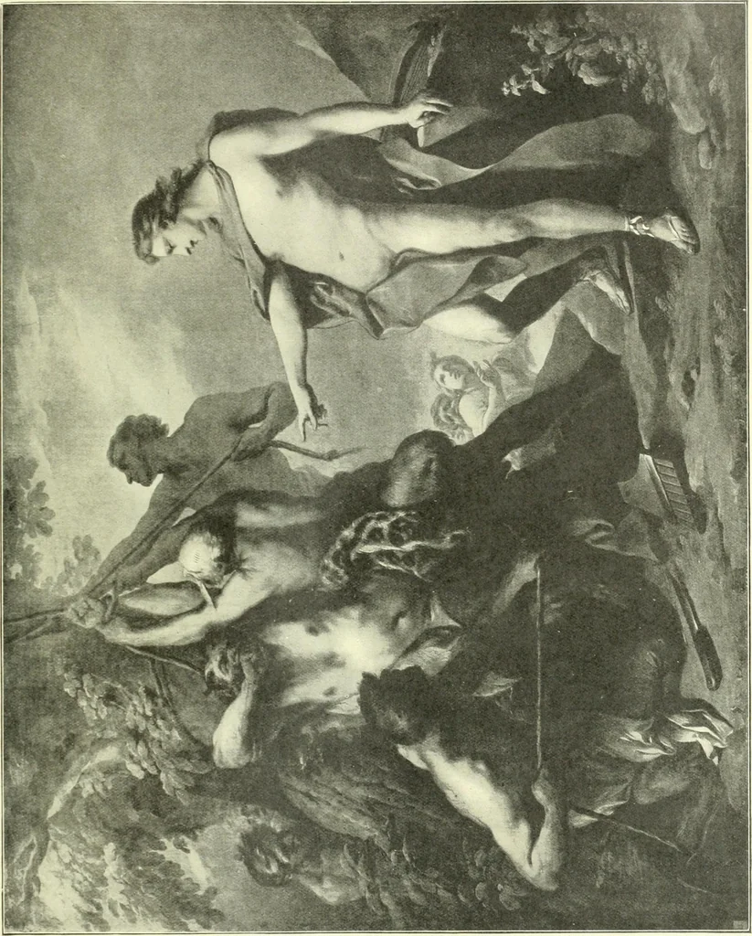 An illustration from Nouvelle mythologie illustrée, 1920, leaf 208