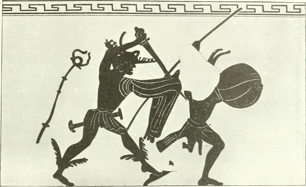 An illustration from Nouvelle mythologie illustrée, 1920, leaf 212