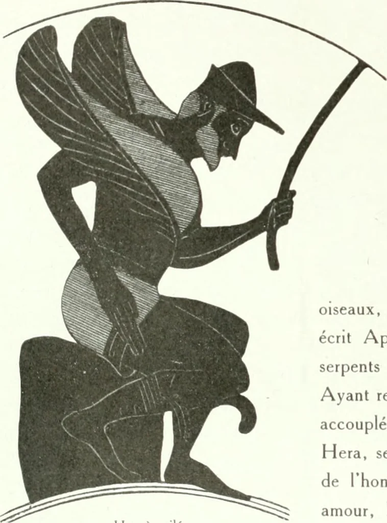 An illustration from Nouvelle mythologie illustrée, 1920, leaf 217