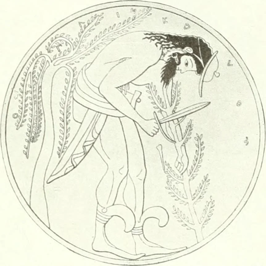 An illustration from Nouvelle mythologie illustrée, 1920, leaf 220