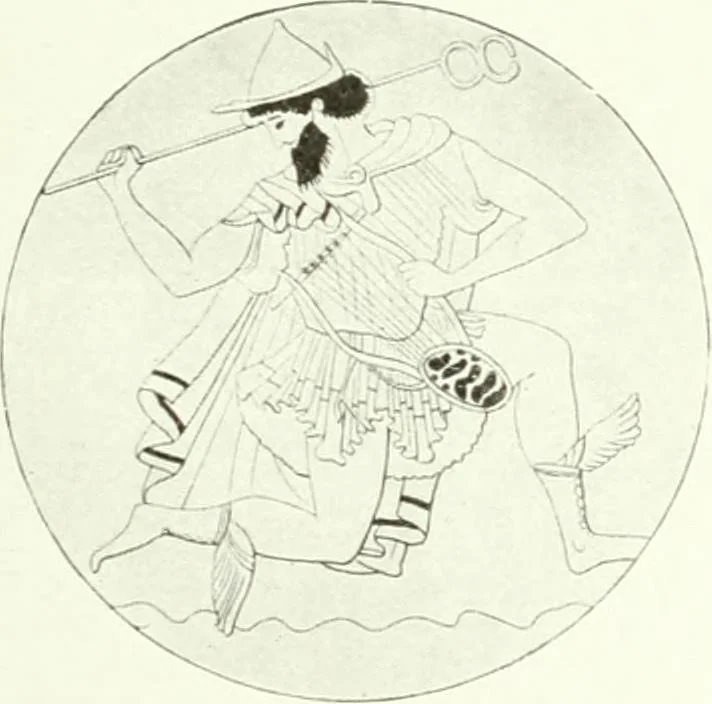 An illustration from Nouvelle mythologie illustrée, 1920, leaf 220