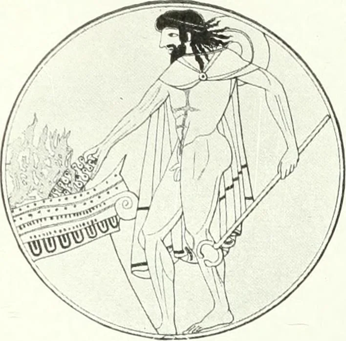 An illustration from Nouvelle mythologie illustrée, 1920, leaf 222