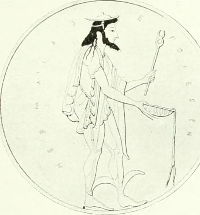 An illustration from Nouvelle mythologie illustrée, 1920, leaf 222