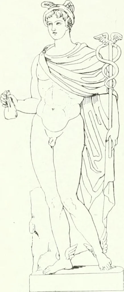An illustration from Nouvelle mythologie illustrée, 1920, leaf 227