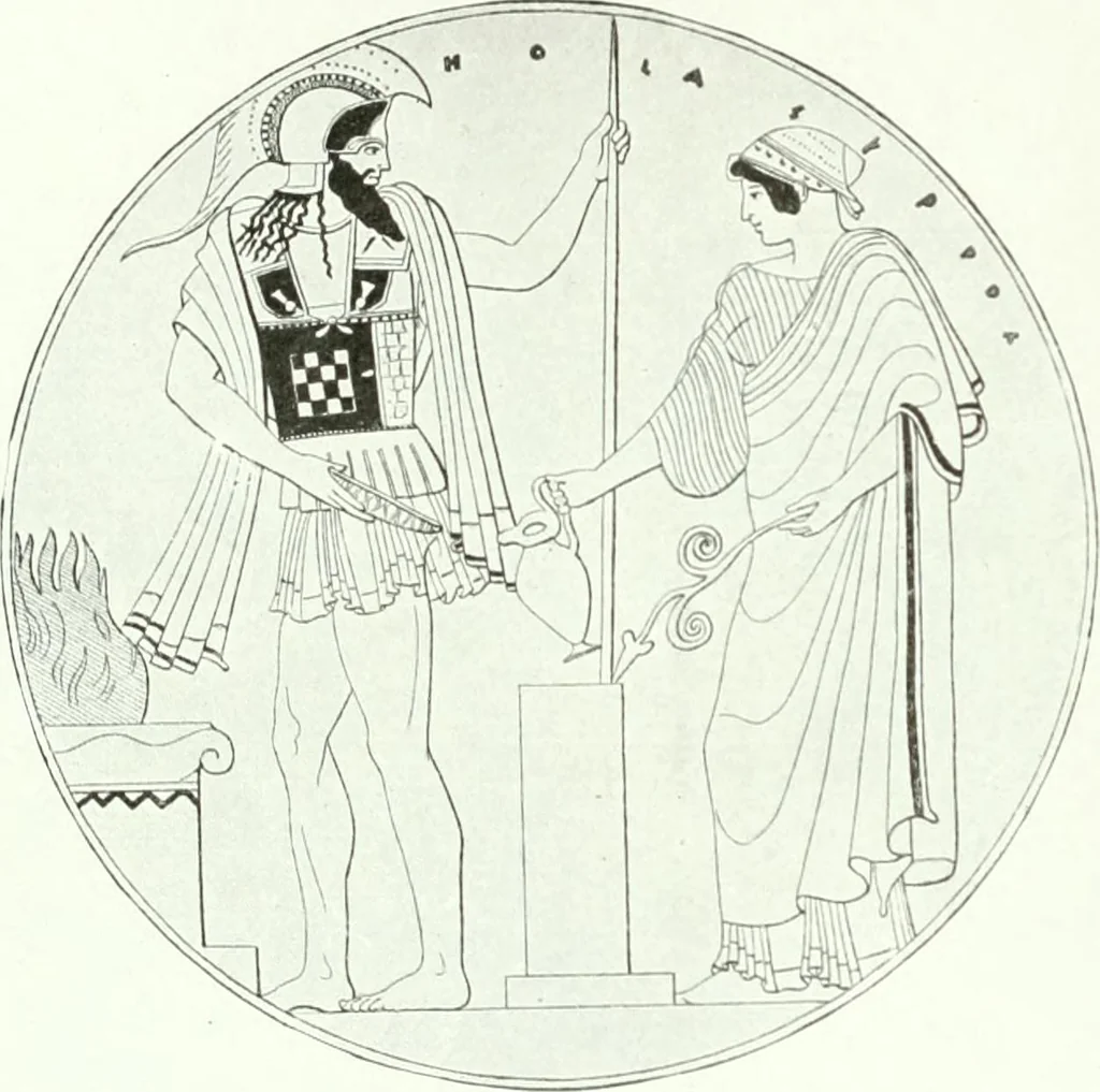 An illustration from Nouvelle mythologie illustrée, 1920, leaf 237