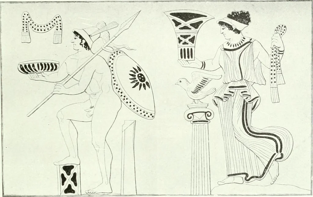 An illustration from Nouvelle mythologie illustrée, 1920, leaf 240