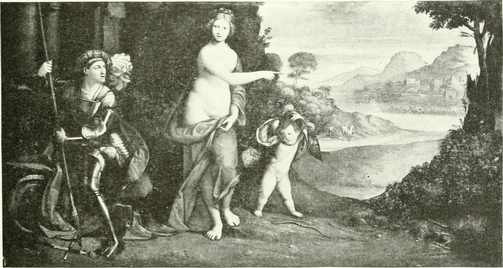 An illustration from Nouvelle mythologie illustrée, 1920, leaf 244