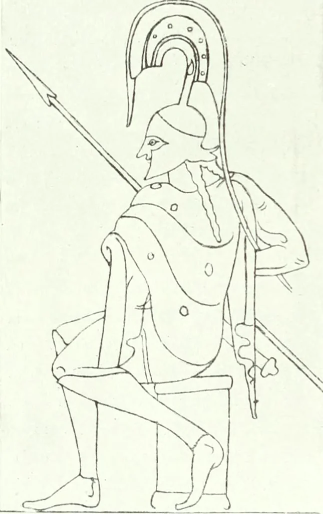 An illustration from Nouvelle mythologie illustrée, 1920, leaf 247