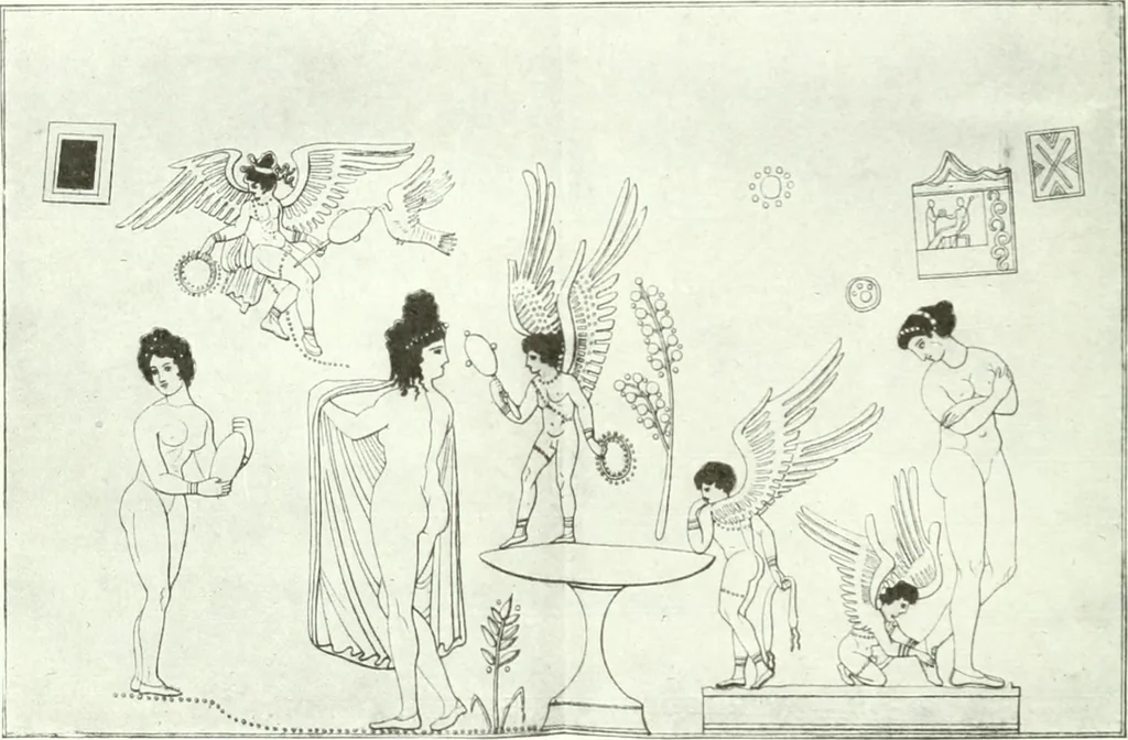 An illustration from Nouvelle mythologie illustrée, 1920, leaf 253