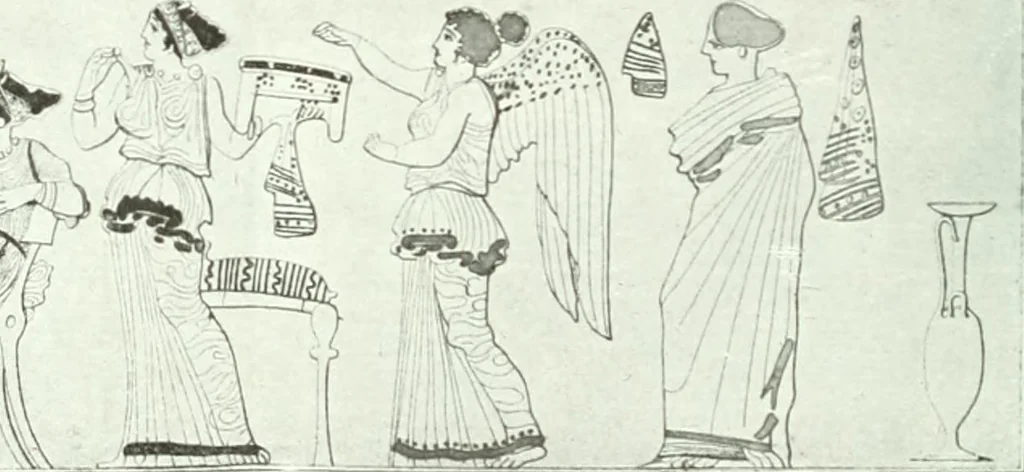 An illustration from Nouvelle mythologie illustrée, 1920, leaf 255