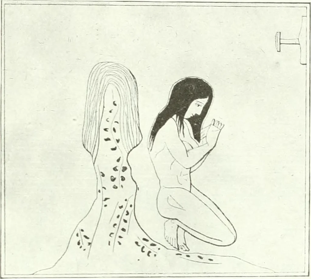 An illustration from Nouvelle mythologie illustrée, 1920, leaf 256