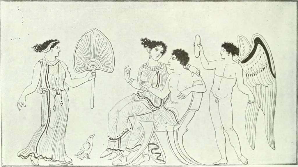 An illustration from Nouvelle mythologie illustrée, 1920, leaf 257