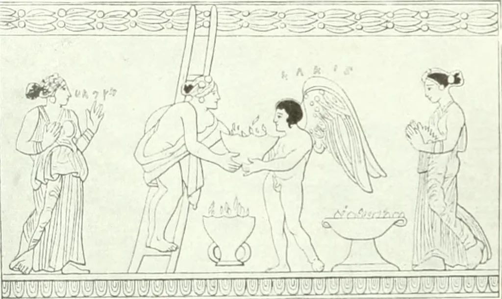 An illustration from Nouvelle mythologie illustrée, 1920, leaf 263