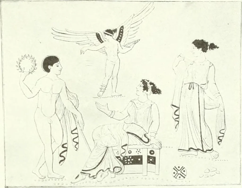 An illustration from Nouvelle mythologie illustrée, 1920, leaf 264