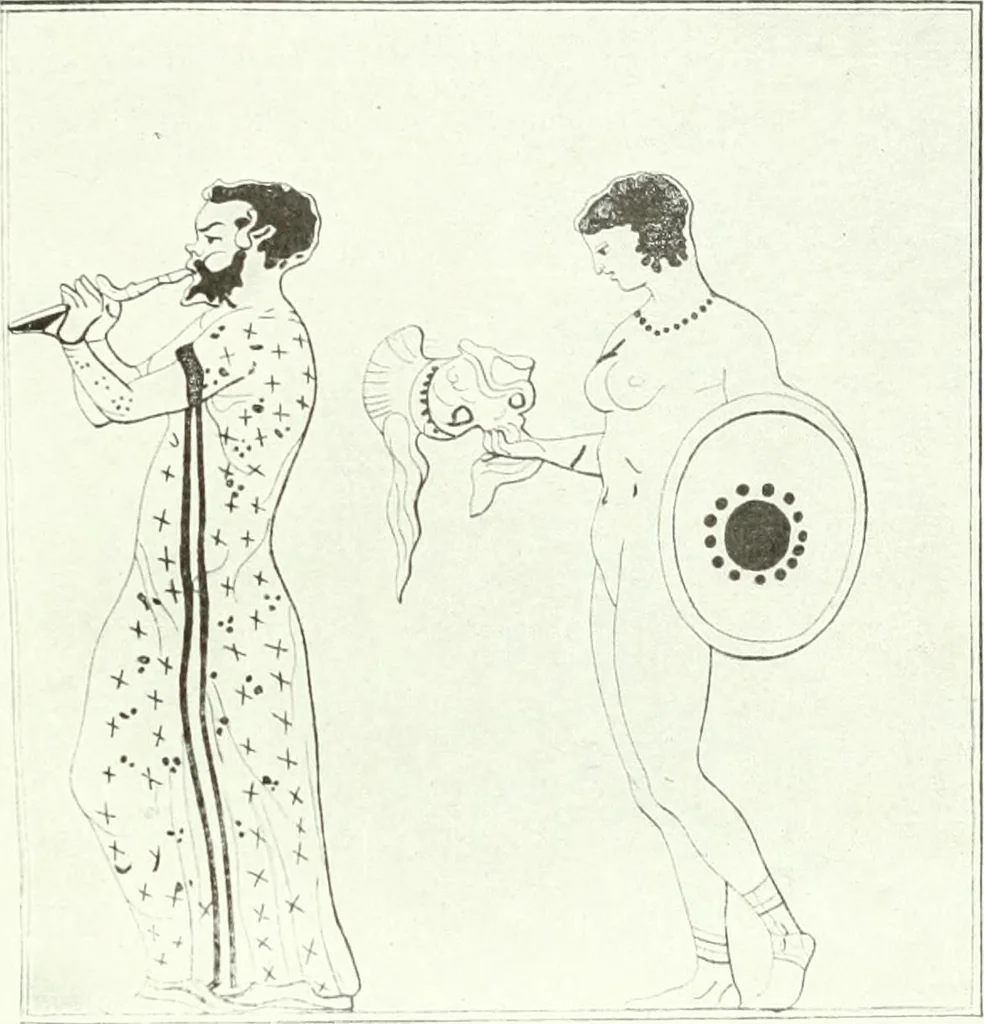 An illustration from Nouvelle mythologie illustrée, 1920, leaf 266