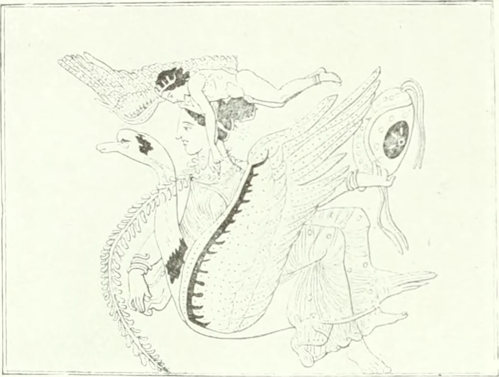 An illustration from Nouvelle mythologie illustrée, 1920, leaf 271