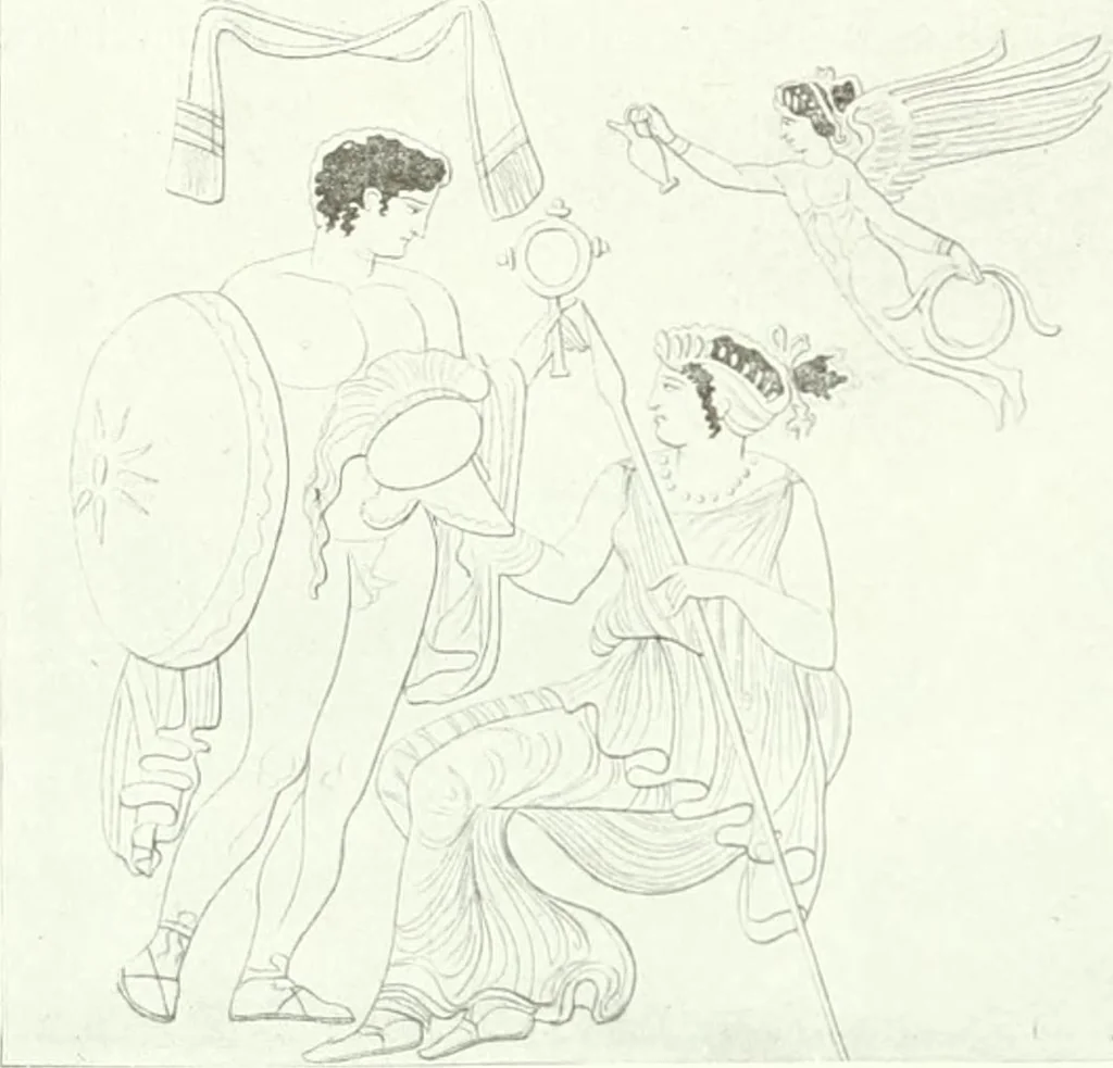 An illustration from Nouvelle mythologie illustrée, 1920, leaf 275