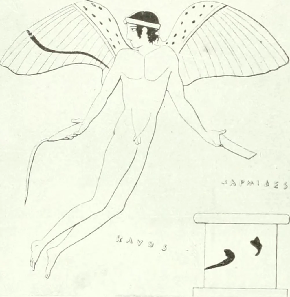 An illustration from Nouvelle mythologie illustrée, 1920, leaf 283