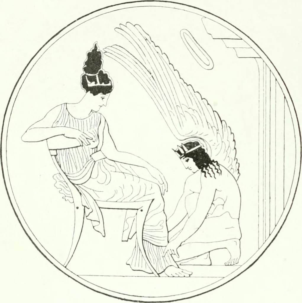 An illustration from Nouvelle mythologie illustrée, 1920, leaf 293
