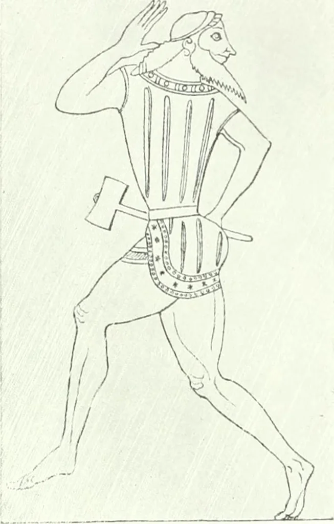 An illustration from Nouvelle mythologie illustrée, 1920, leaf 305