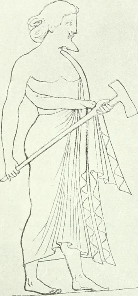 An illustration from Nouvelle mythologie illustrée, 1920, leaf 306