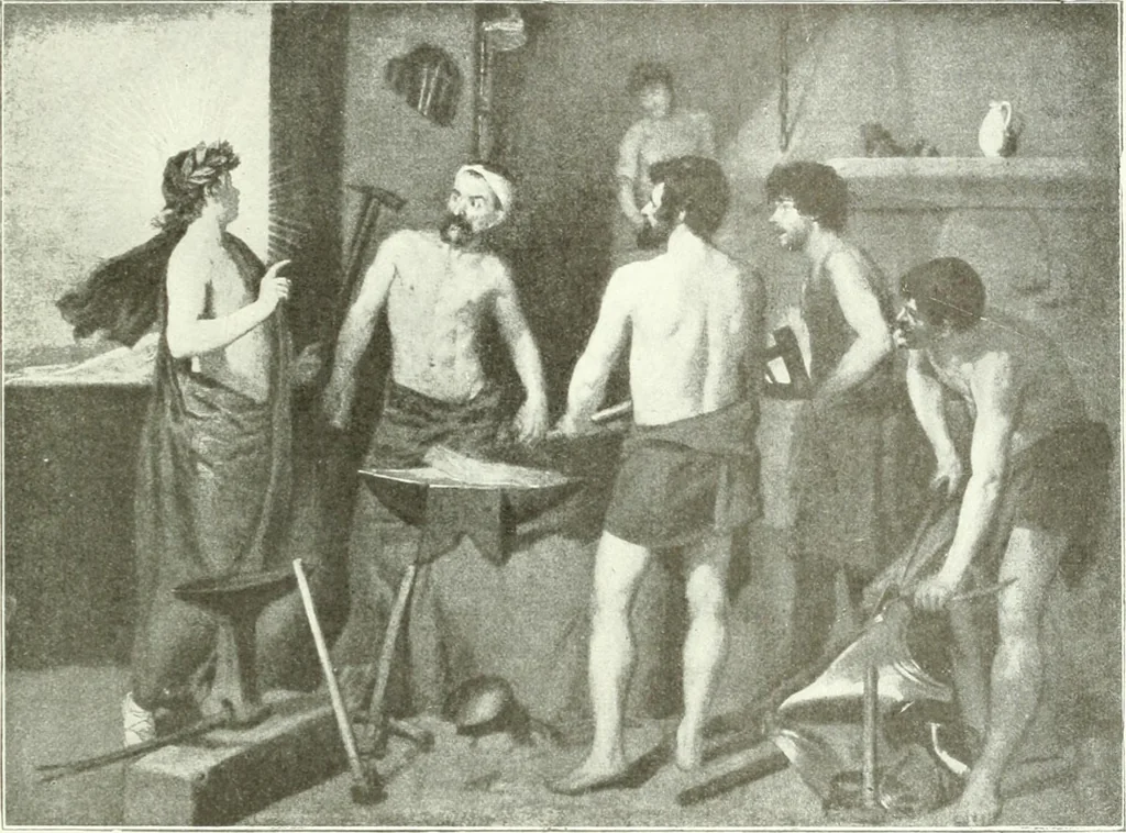 An illustration from Nouvelle mythologie illustrée, 1920, leaf 310