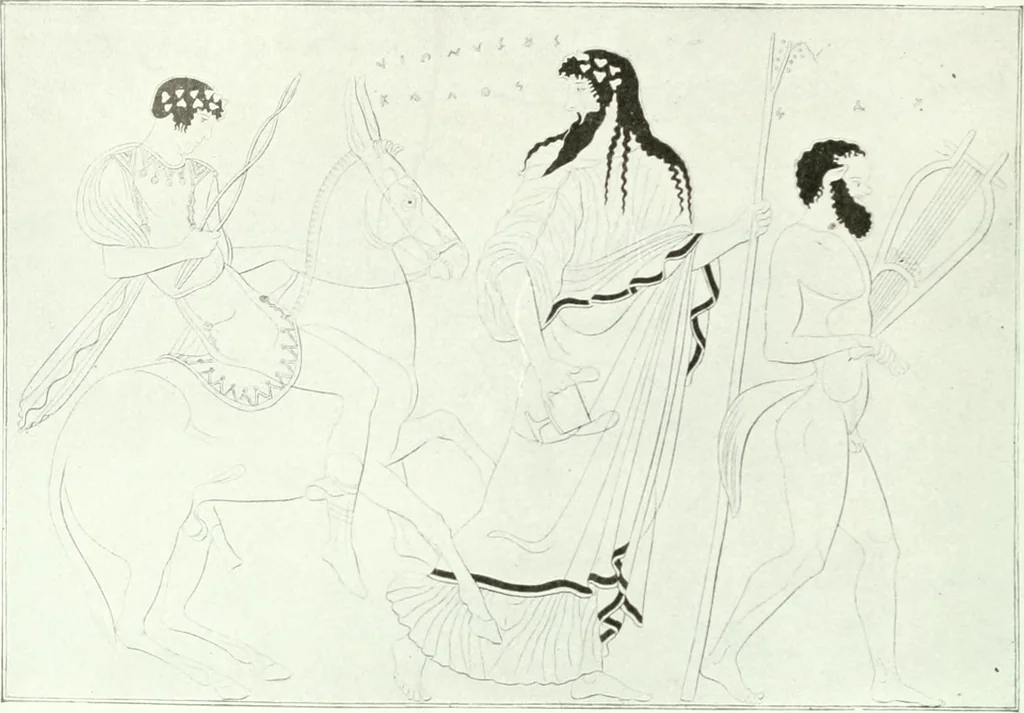 An illustration from Nouvelle mythologie illustrée, 1920, leaf 311