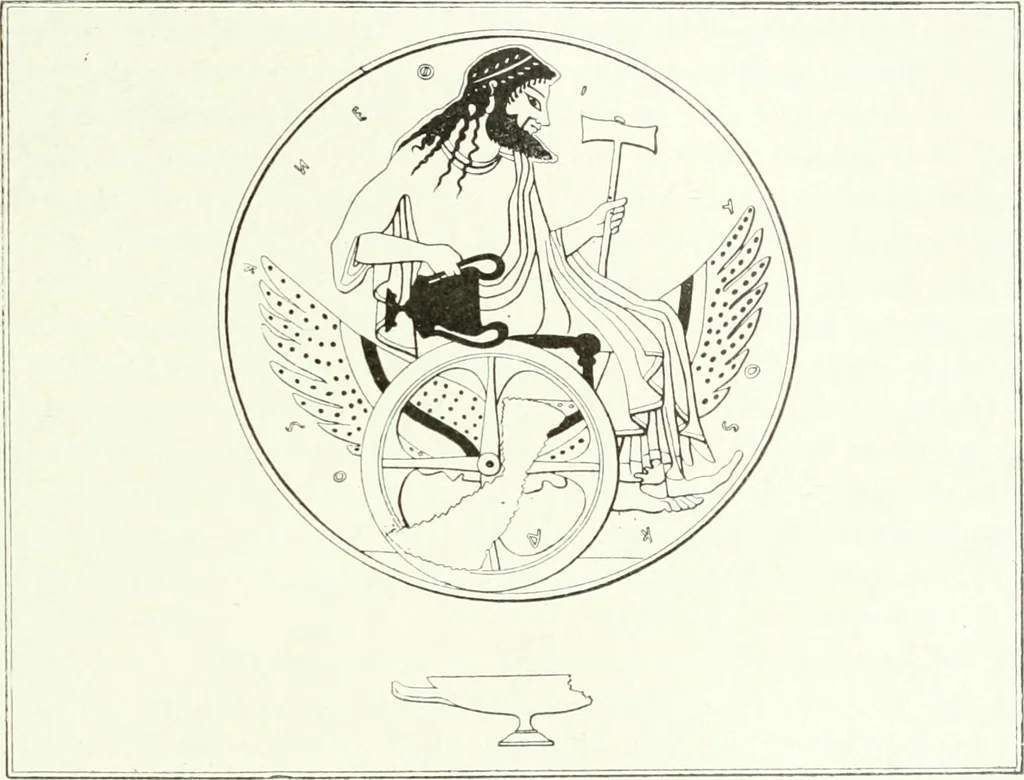 An illustration from Nouvelle mythologie illustrée, 1920, leaf 312