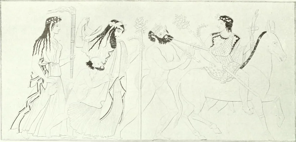 An illustration from Nouvelle mythologie illustrée, 1920, leaf 315