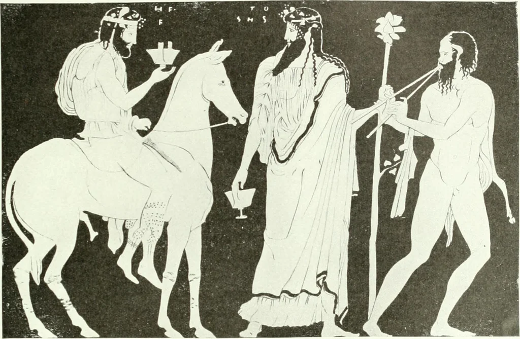 An illustration from Nouvelle mythologie illustrée, 1920, leaf 316