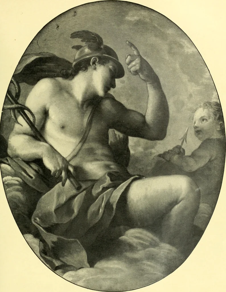 An illustration from Nouvelle mythologie illustrée, 1920, leaf 318