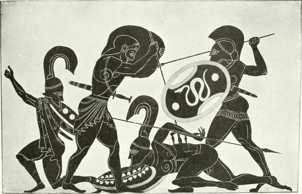 An illustration from Nouvelle mythologie illustrée, 1920, leaf 324
