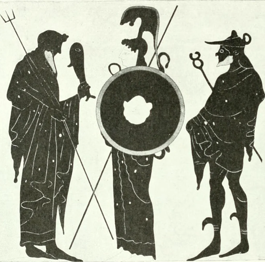 An illustration from Nouvelle mythologie illustrée, 1920, leaf 327