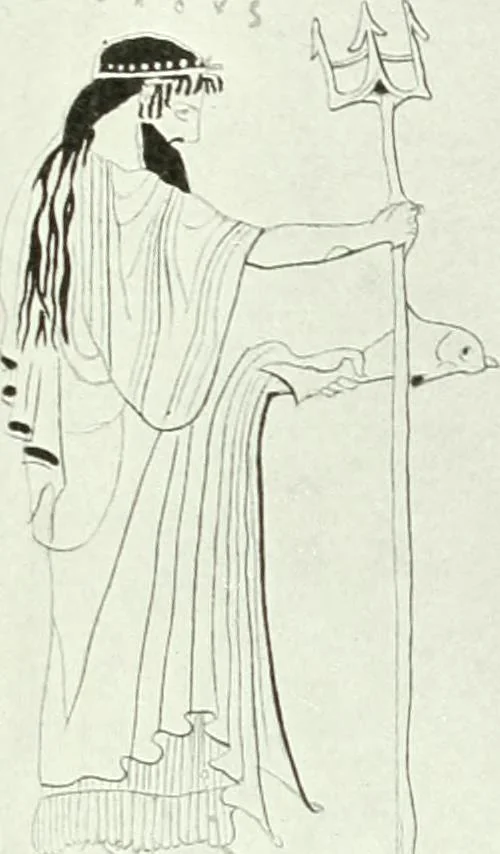 An illustration from Nouvelle mythologie illustrée, 1920, leaf 330