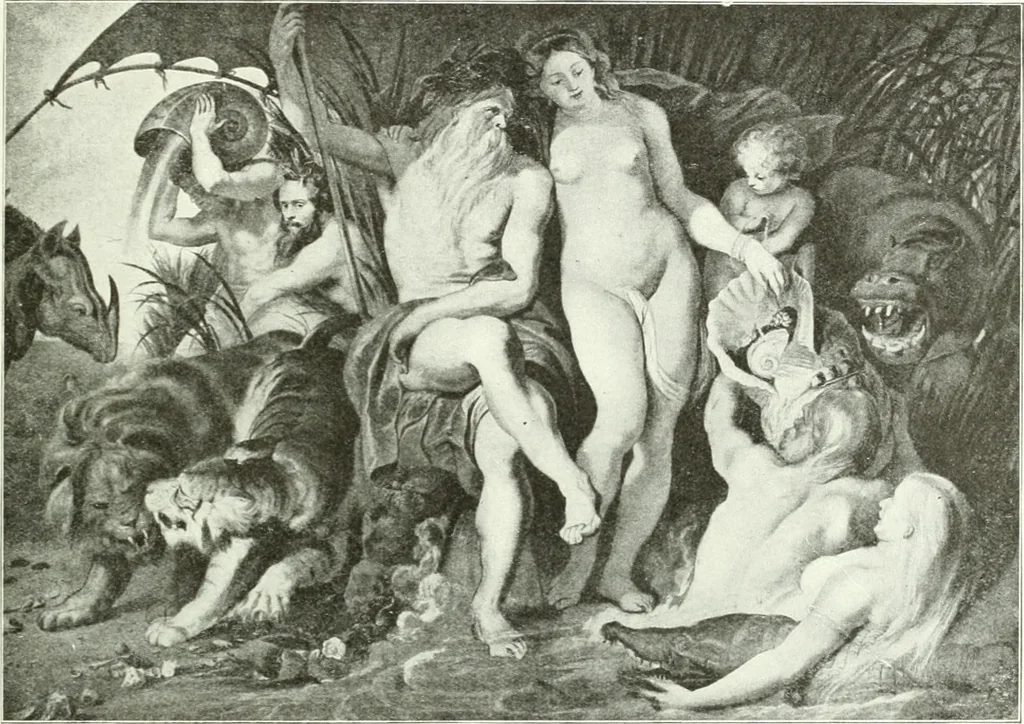 An illustration from Nouvelle mythologie illustrée, 1920, leaf 332