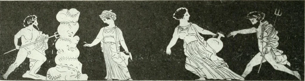 An illustration from Nouvelle mythologie illustrée, 1920, leaf 337