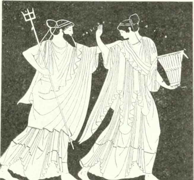 An illustration from Nouvelle mythologie illustrée, 1920, leaf 341