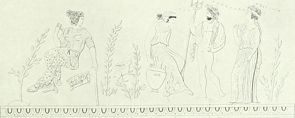 An illustration from Nouvelle mythologie illustrée, 1920, leaf 344