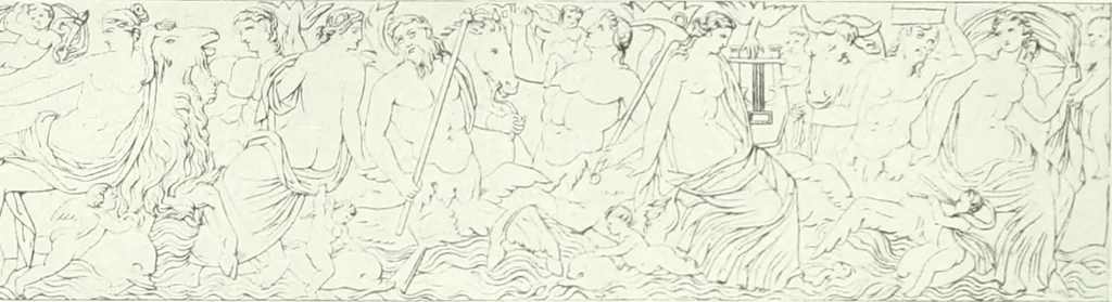 An illustration from Nouvelle mythologie illustrée, 1920, leaf 347